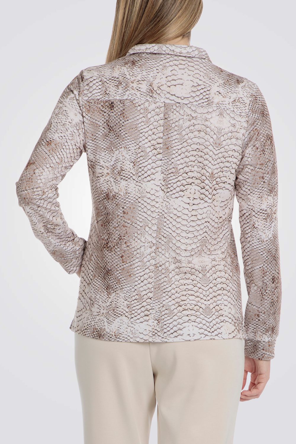 ג'קט ספורט הדפס מנוחש