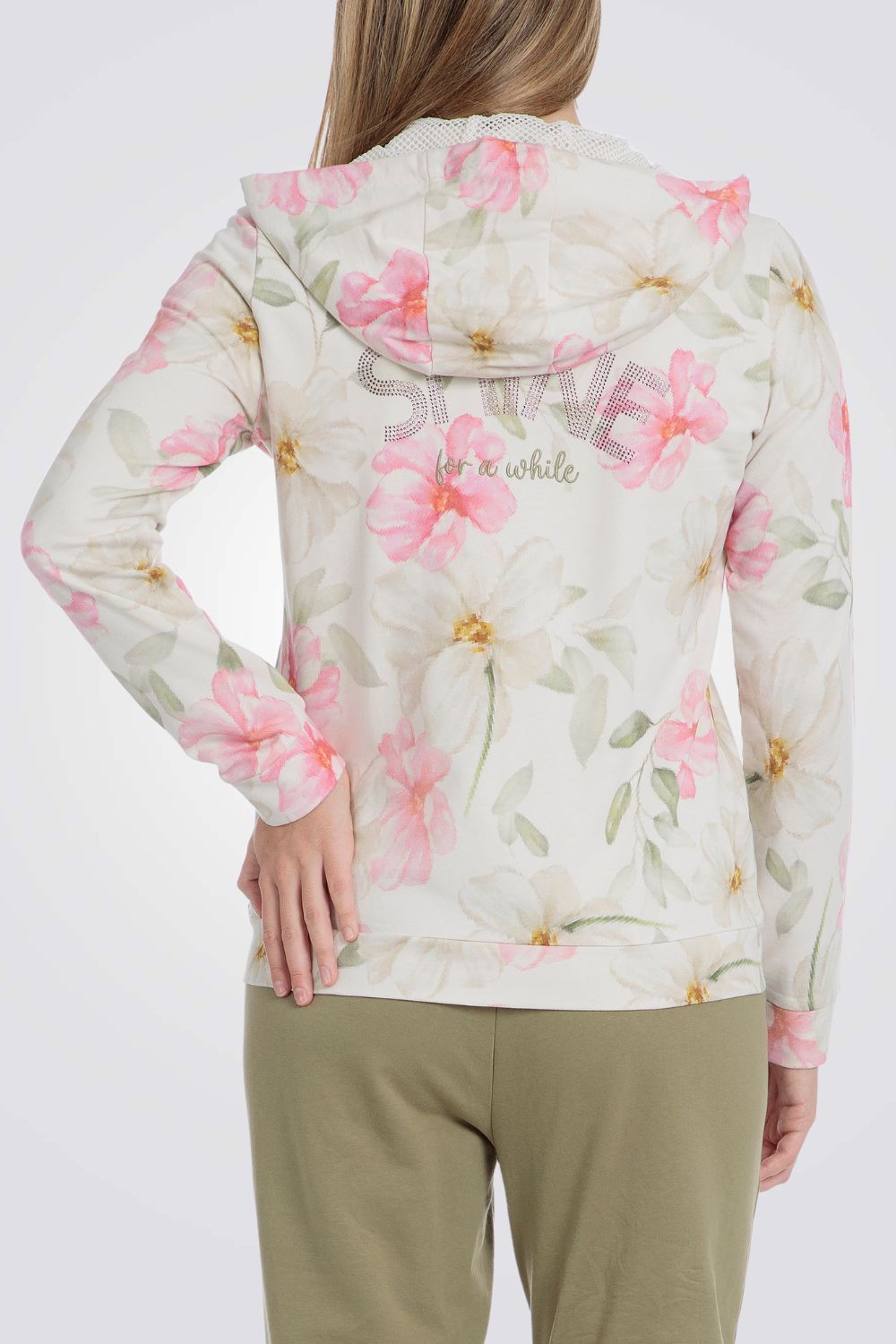 ג'קט ספורט הדפס פרחוני