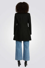 מעיל מחוייט לנשים עם סגירת כפתורים כפולה | מורגן 