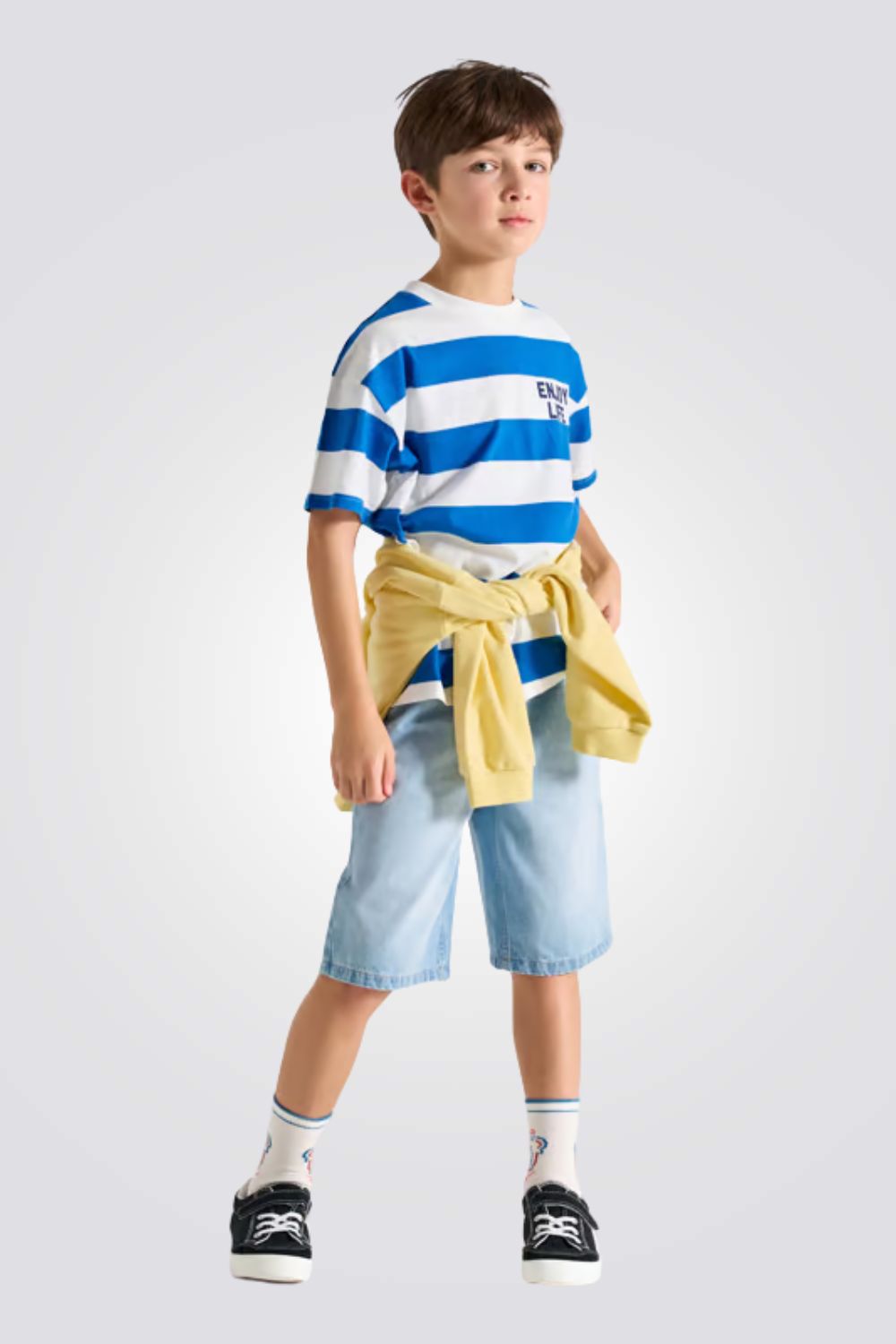 טי שירט שרוול קצר לבנים