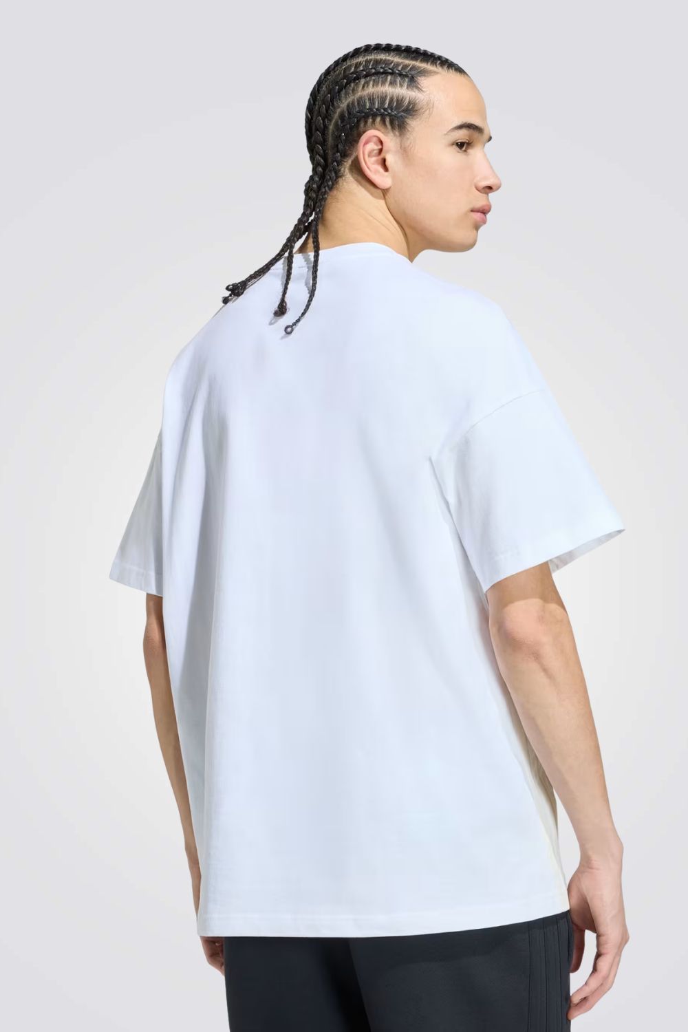 טישרט Adidas kit 3-stripes לבן לגברים | אדידס