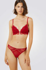 תחתוני חוטיני טול OMBRELLE אדום