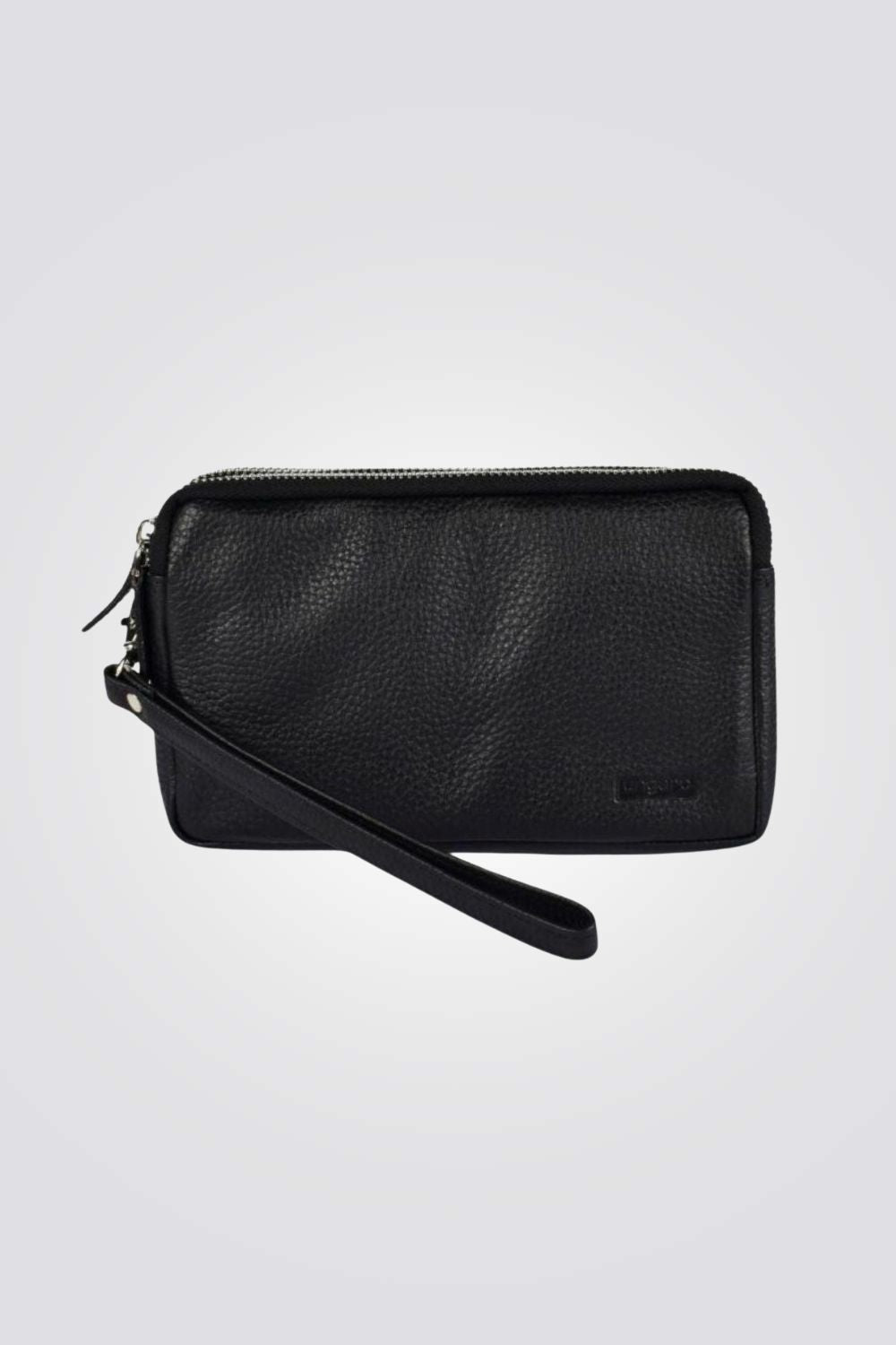 תיק פאוץ' 3 תאים בצבע שחור