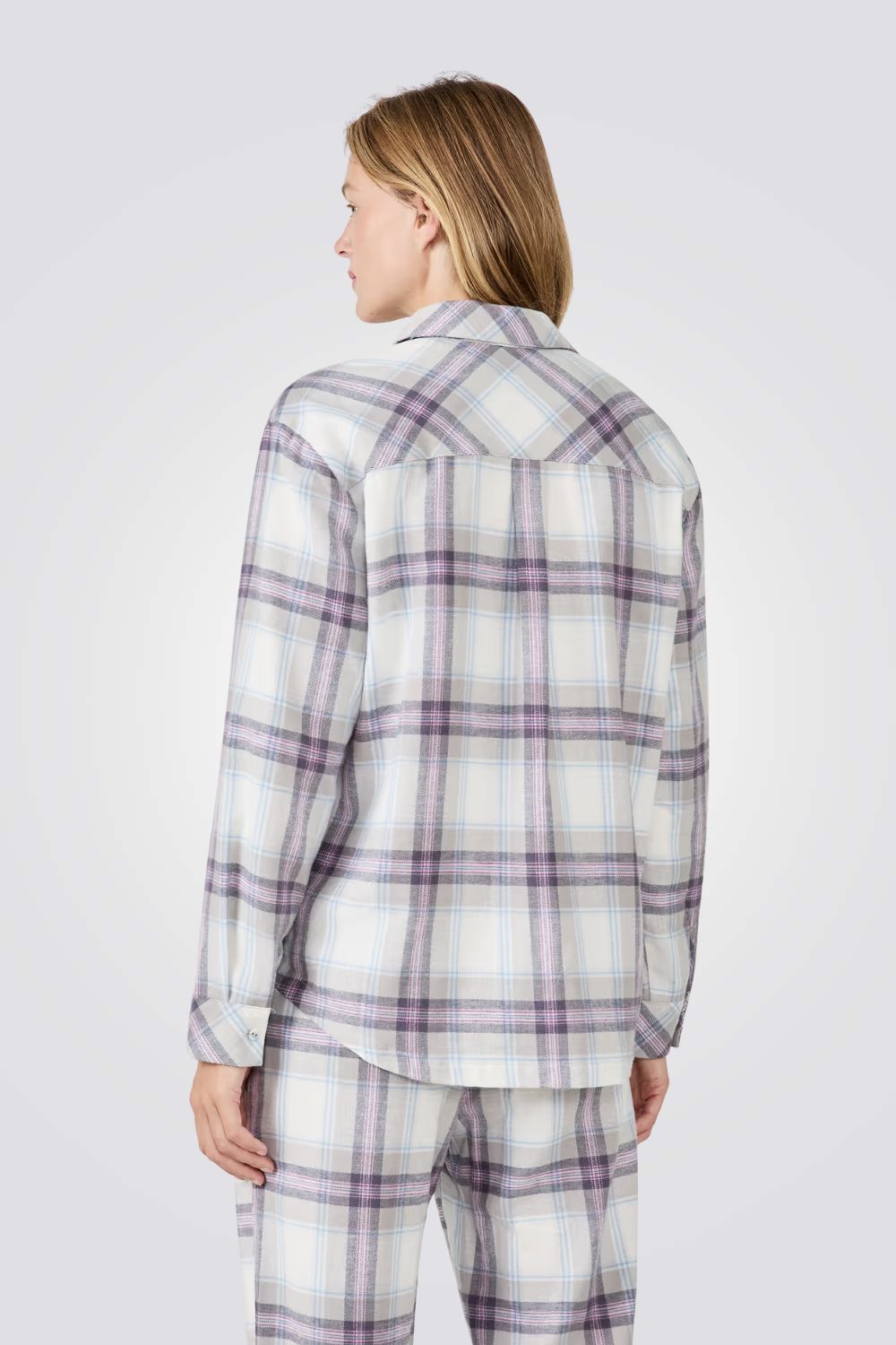 חולצת פיג'מה משובצת LUNNA לנשים | איתם