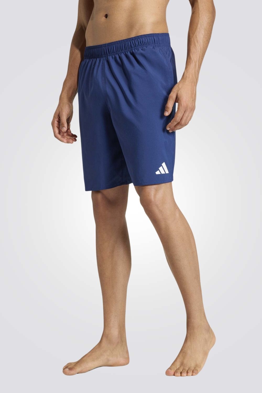 מכנסי בגד ים Solid 3Bars 8In לגברים | אדידס