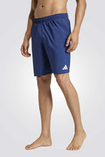 מכנסי בגד ים Solid 3Bars 8In לגברים | אדידס