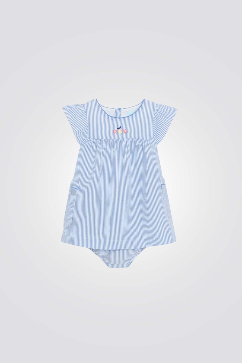 שמלה לתינוקות עם הדפס פסים