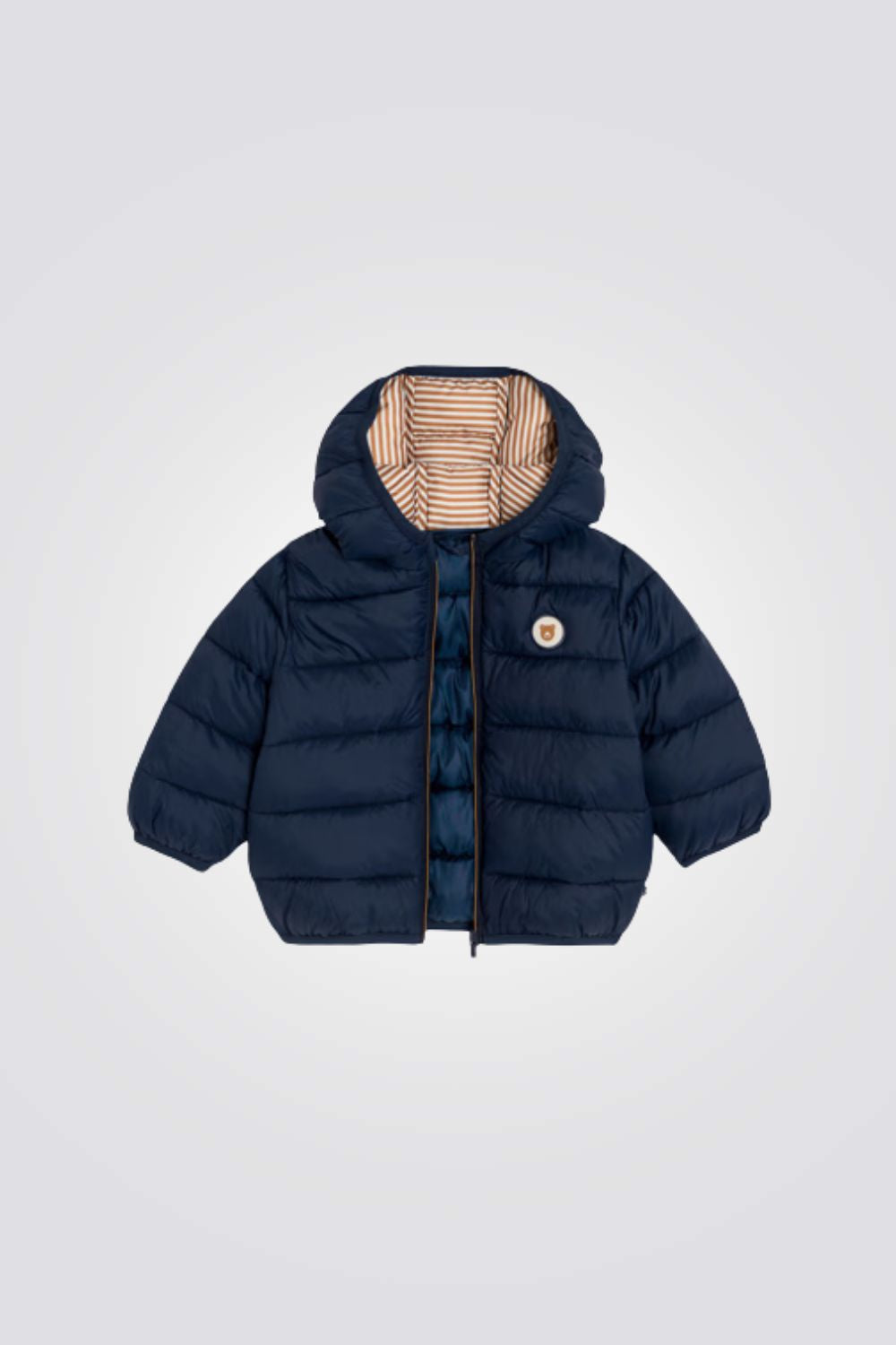 מעיל פוך לתינוקות בצבע כחול נייבי | אוקיידי 