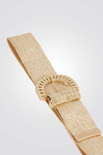 חגורה במראה קש מבריק