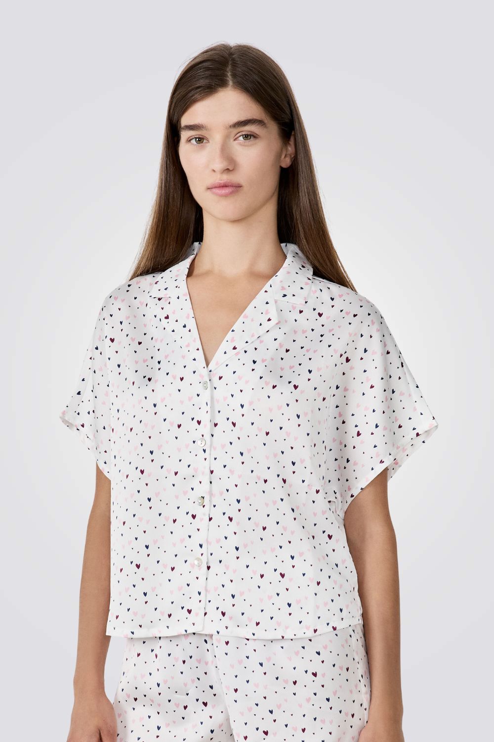 חולצת פיג'מה מכופתרת קצרה | איתם