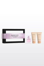 מארז בישום לאישה 50 מ"ל + תחליב גוף 50 מ"ל + ג'ל רחצה 50 מ"ל RADIANTE E.D.P | נרסיסו רודריגס