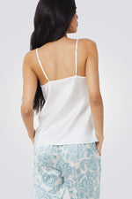 גופיית סאטן SPLENDEUR בצבע לבן