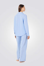 מכנסי פיג'מה ארוכים JUSTINE תכלת