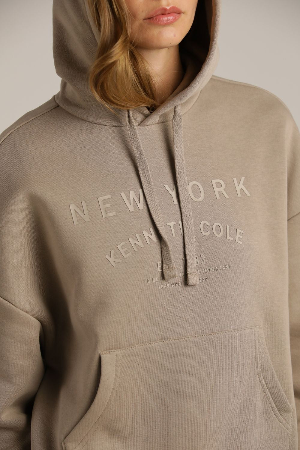 סווטשירט אוברסייז עם כיס קנגרו | קנת קול