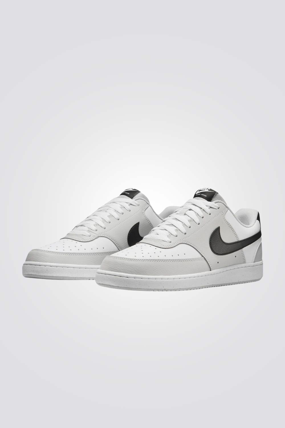 סניקרס לגברים Court Vision Low בצבע אפור 