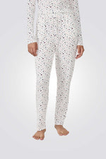 מכנסי פיג'מה בהדפס לבבות | איתם