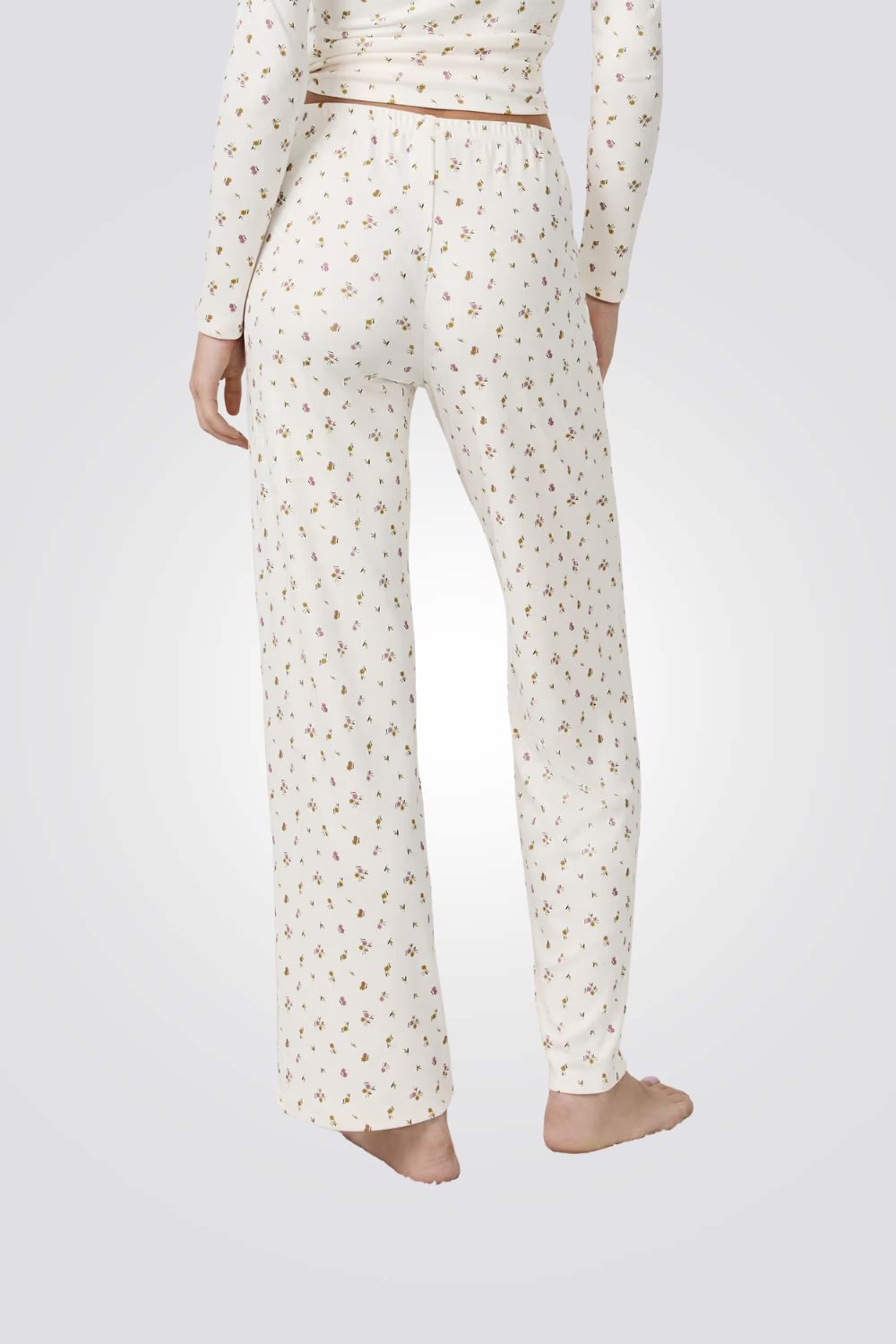 מכנסי פיג'מה פרחוניים BETHANY לנשים | איתם