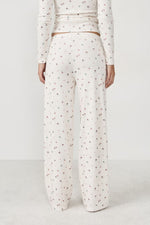 מכנס פיג'מה עם הדפס FISLA לנשים | איתם