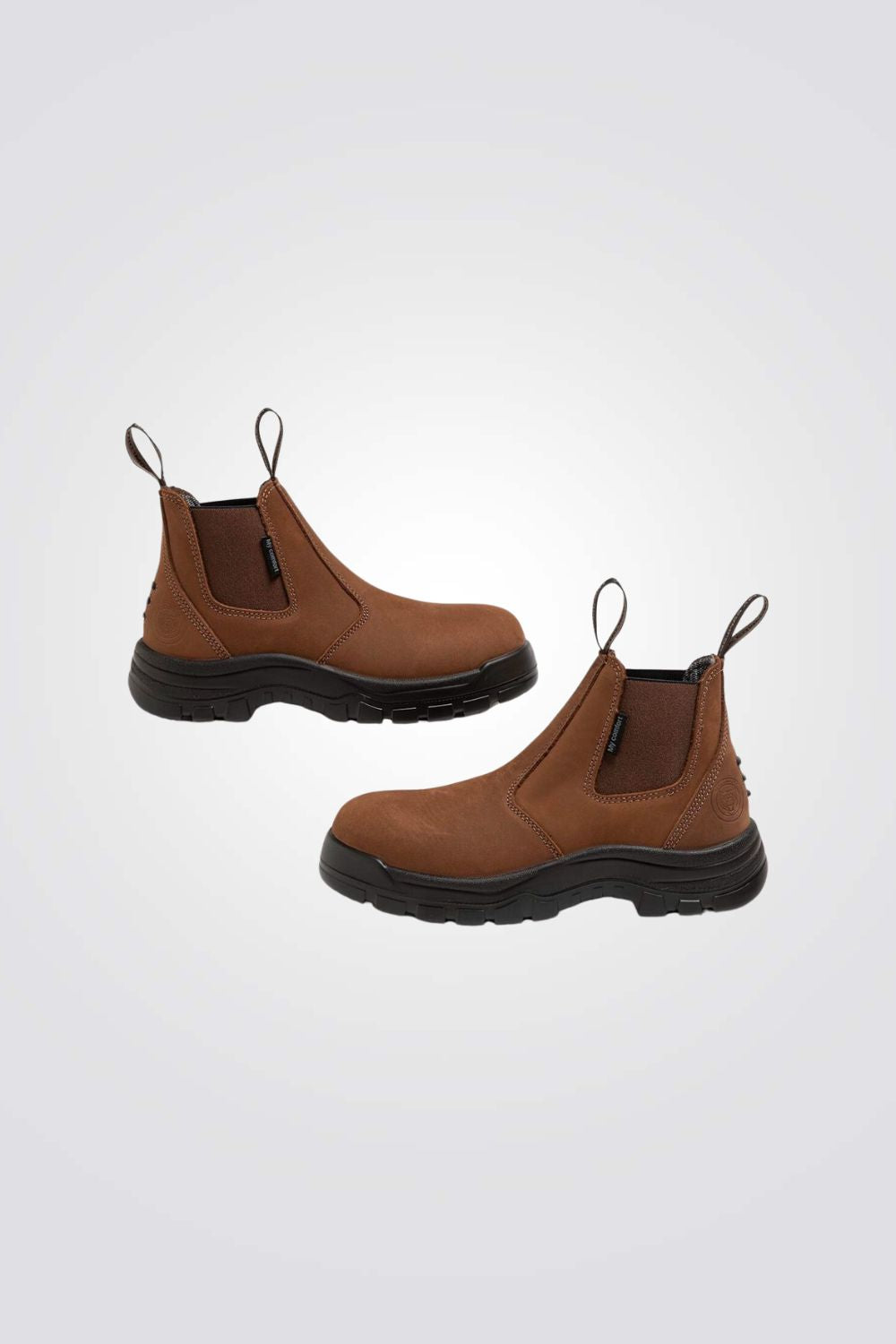 מגפוני נוחות עור בצבע חום