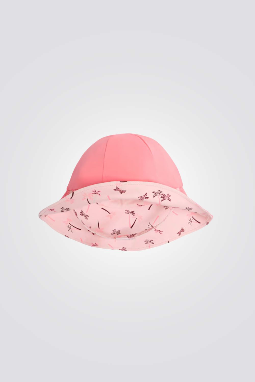 כובע שמש לתינוקות דו צדדי בצבע ורוד