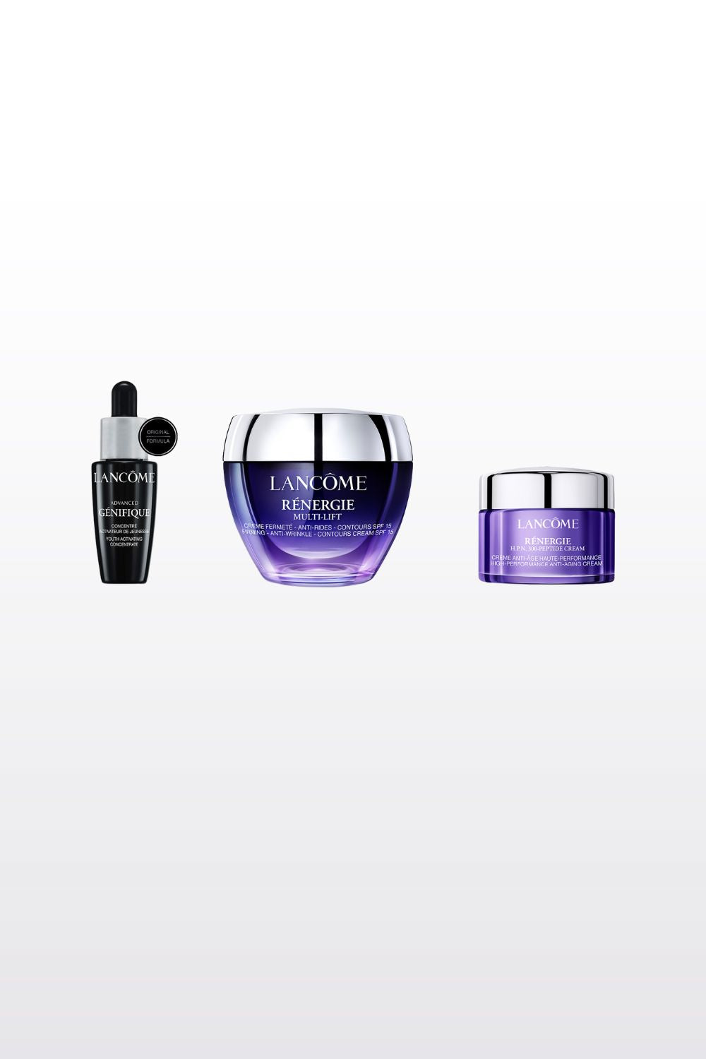 מארז טיפוח לאישה קרם פנים 50 מ"ל + 15 מ"ל + סרום 10 מ"ל RENERGIE MULTI LIFT