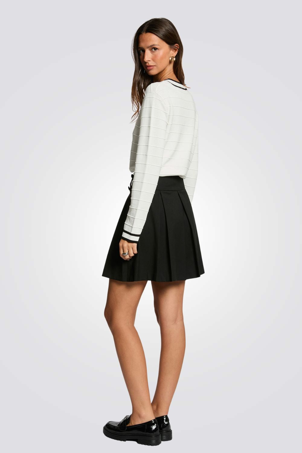 קרדיגן סריג עם שרוולים ארוכים | מורגן