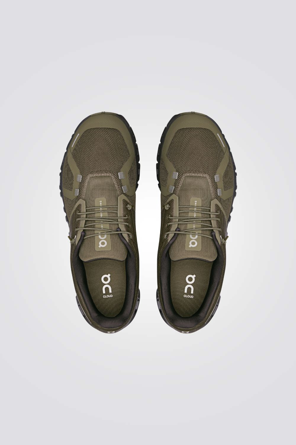 נעלי ריצה בצבע זית-אפרפר | און 