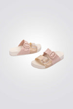 כפכפים COZY בצבע בז'/ורוד