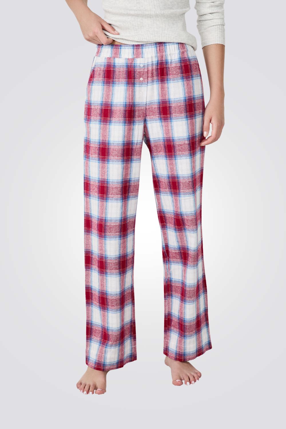 מכנסי פיג'מה עם הדפס משובץ | איתם