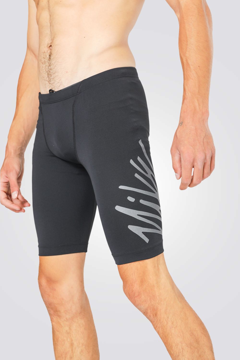 בגד ים לגברים LOGO FLASH-JAMMER בצבע שחור