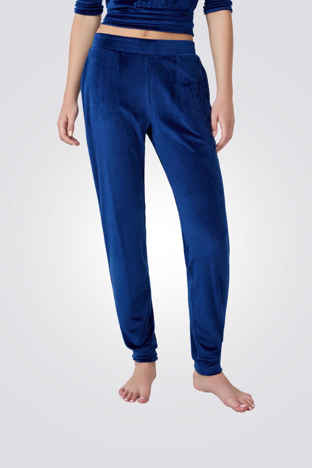 מכנסי פיג'מה עם רקמה של דובי | איתם