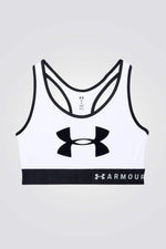 טופ אימון Mid Keyhole בצבע לבן