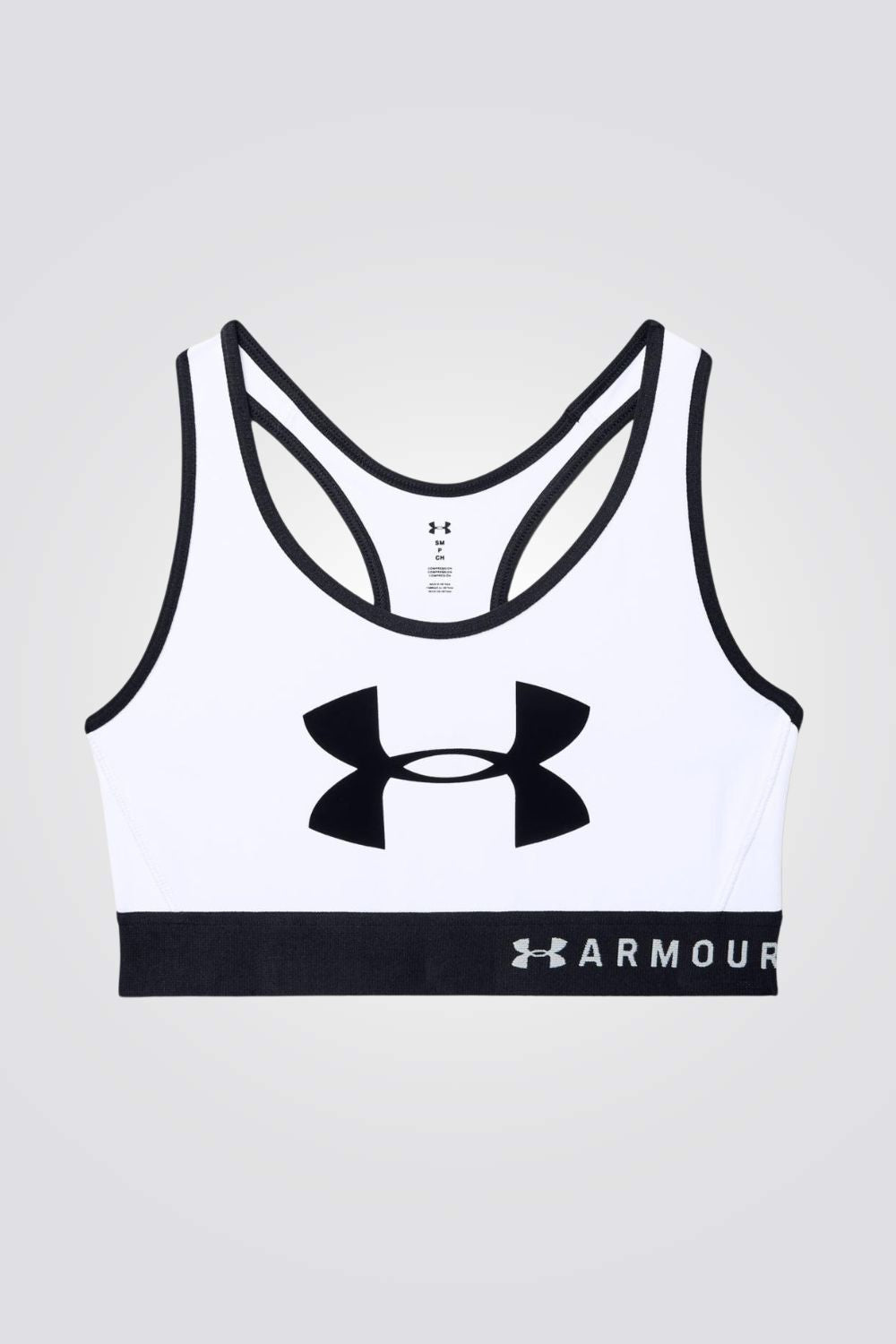 טופ אימון Mid Keyhole בצבע לבן