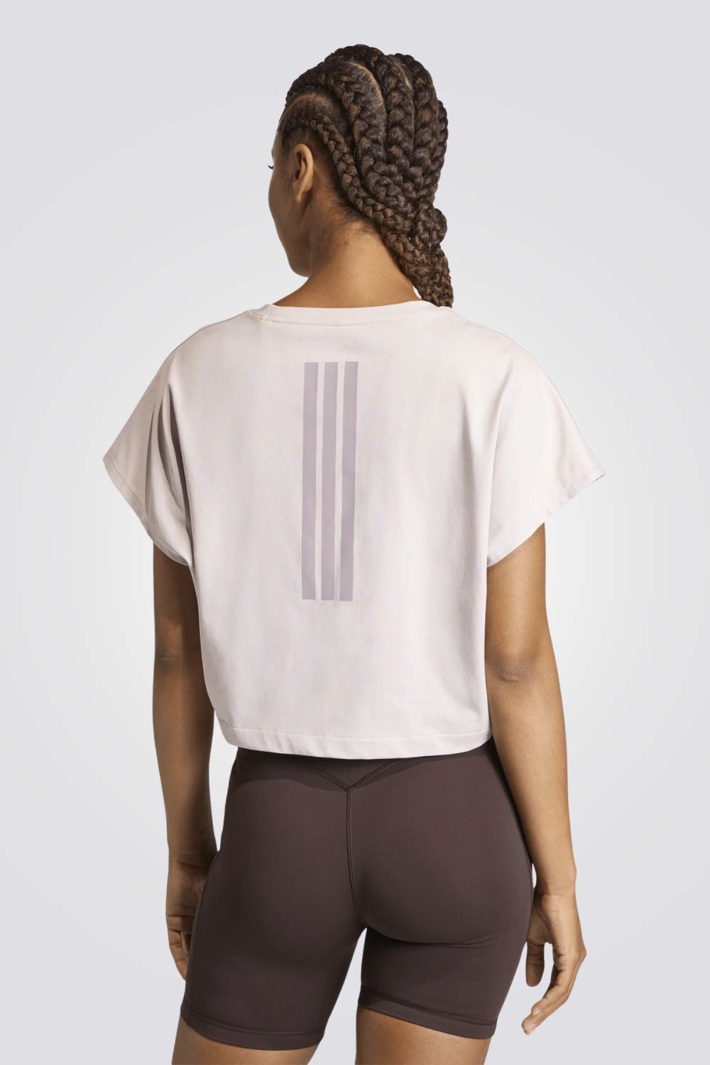 טישירט ספורט בגזרת בטן לנשים | אדידס