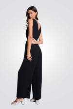 אוברול ארוך Wide Leg בצבע נייבי