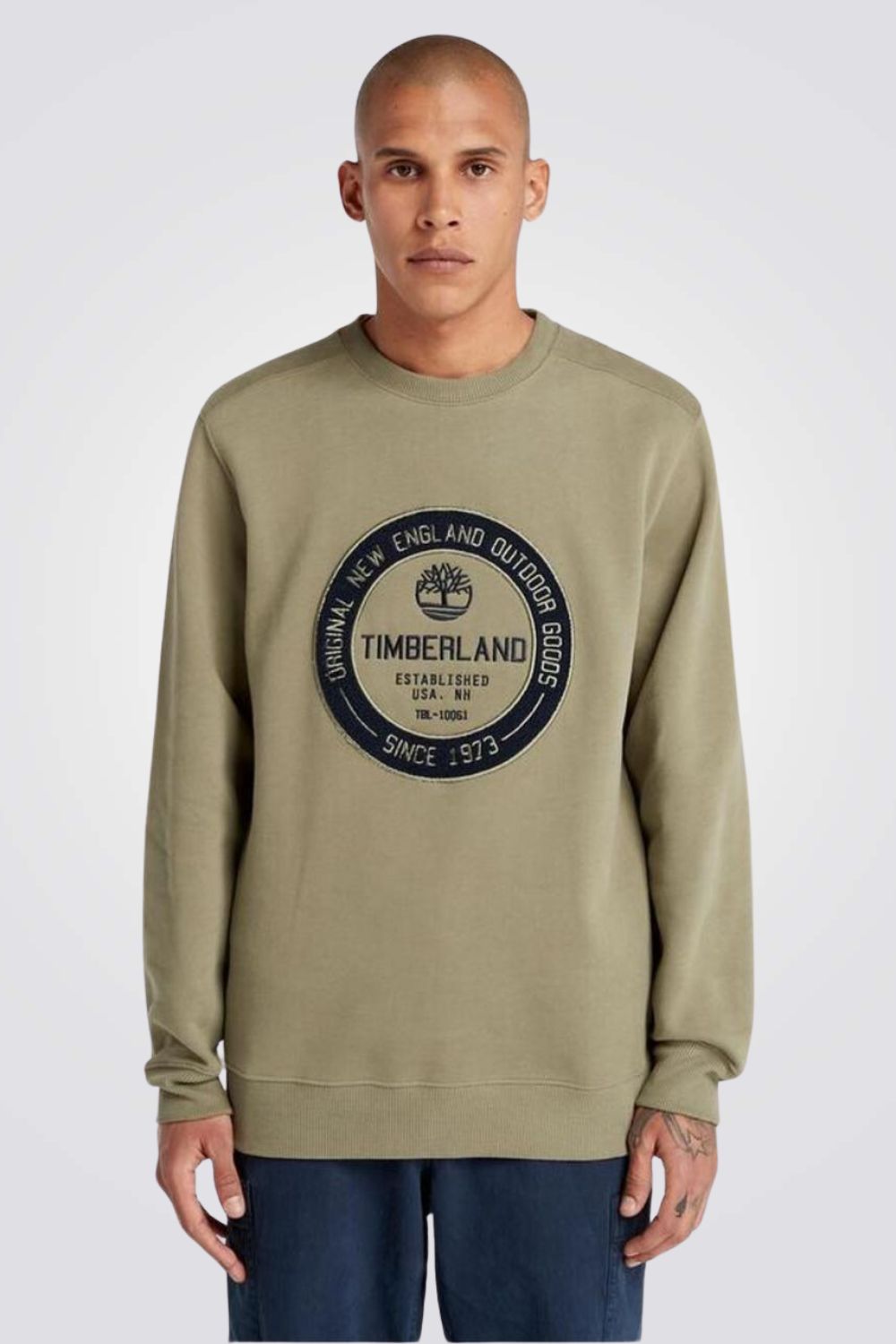 סווטישירט לגברים בצבע ירוק