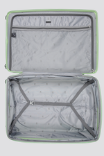 מזוודה קשיחה טרולי עלייה למטוס 19" מדגם INFLUENCE בצבע ירוק בהיר