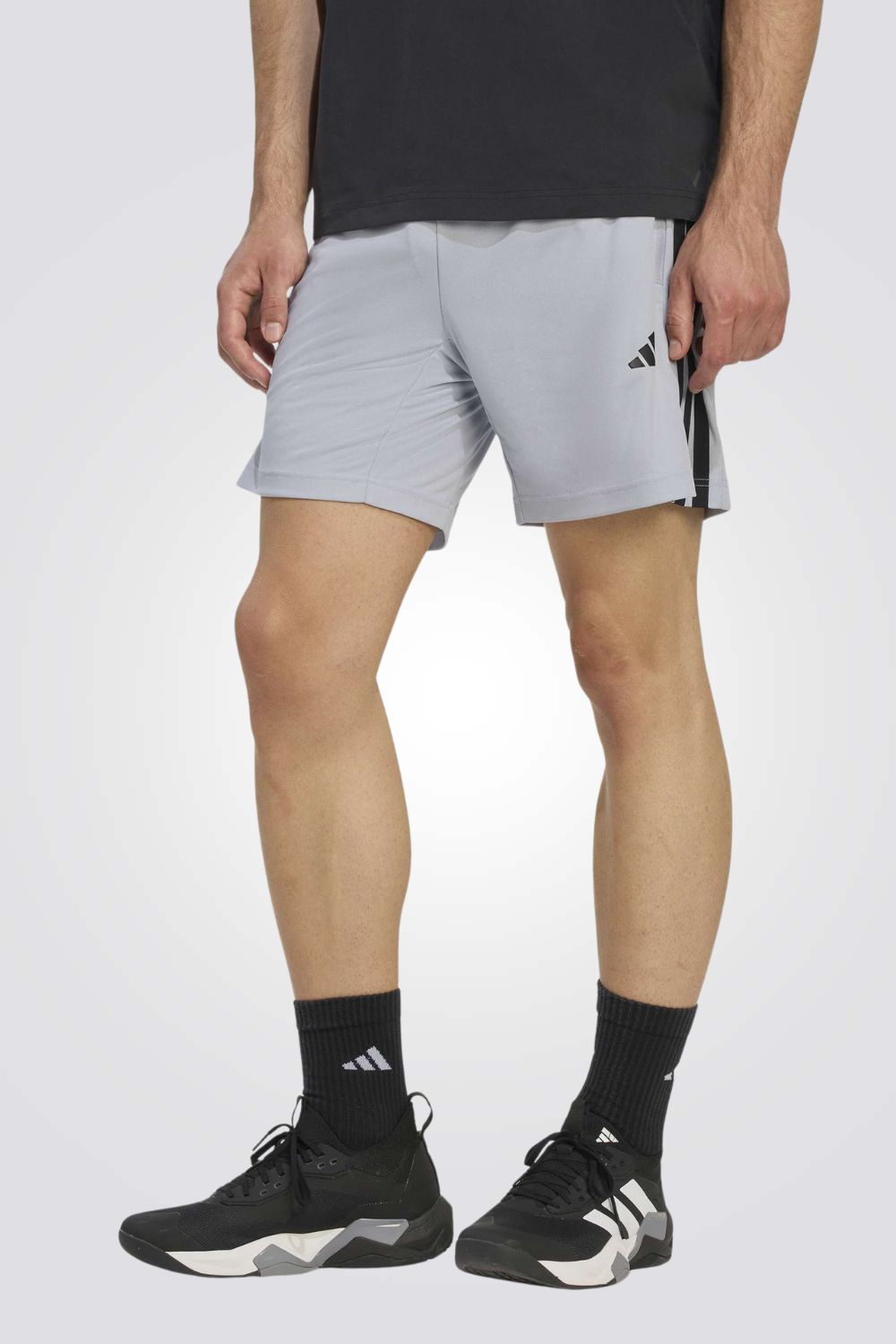 מכנסי ספורט Workout Essentials Base 3-Stripes לגברים | אדידס