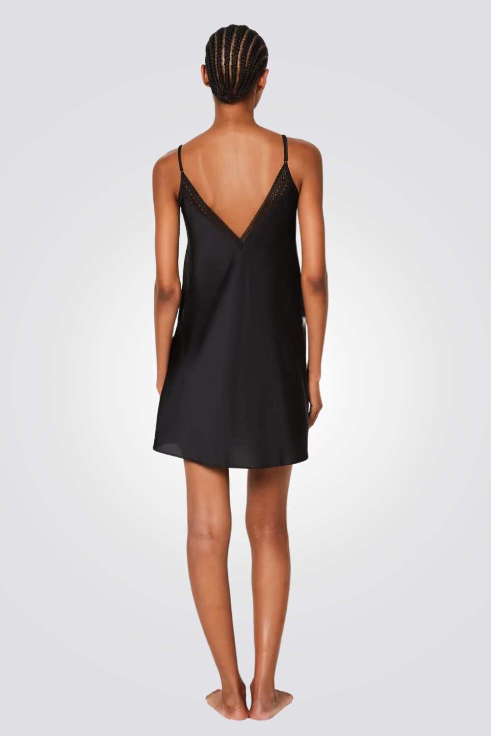 שמלת לילה קצרה FEELING לנשים