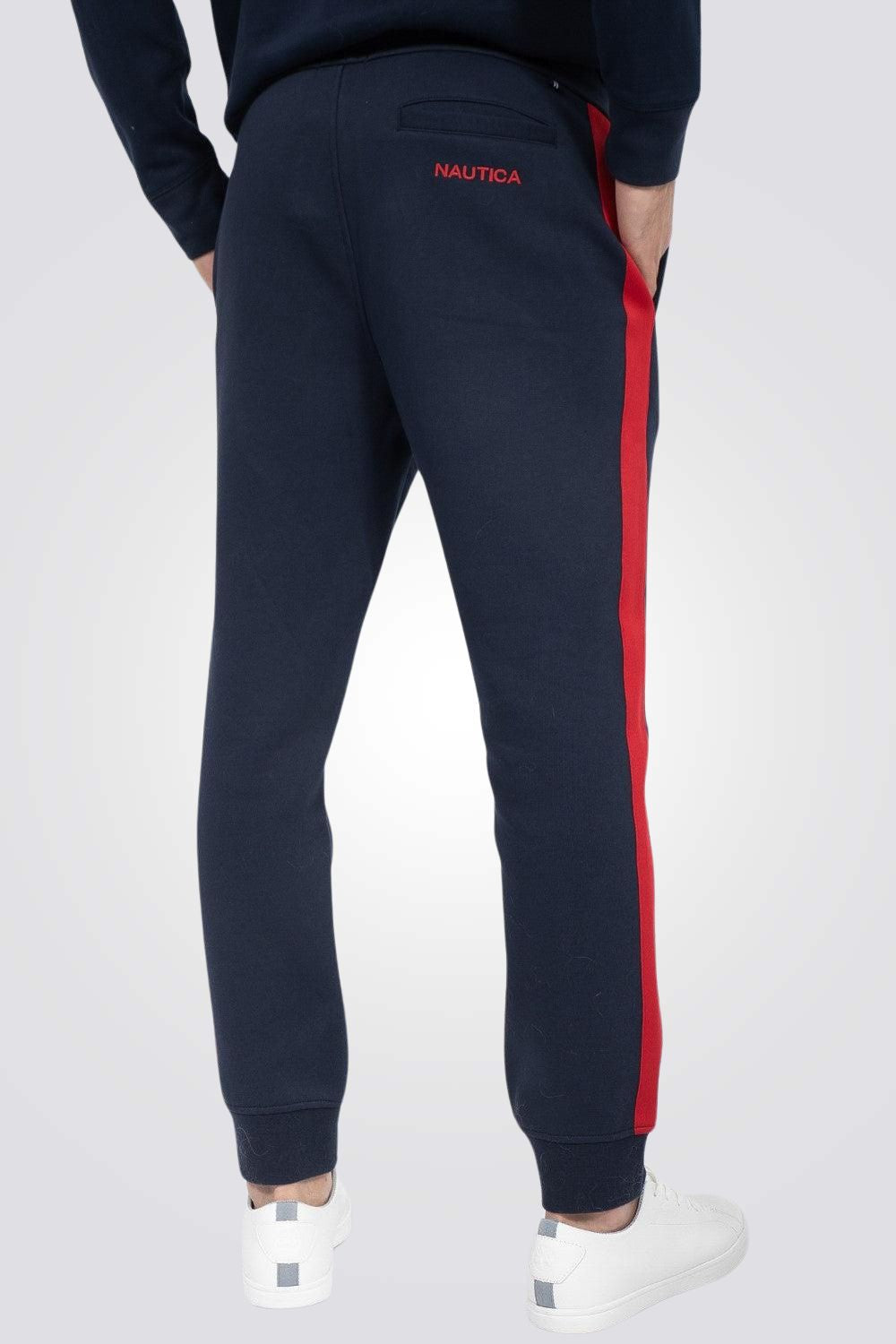 מכנסי טרנינג STRIPE נייבי