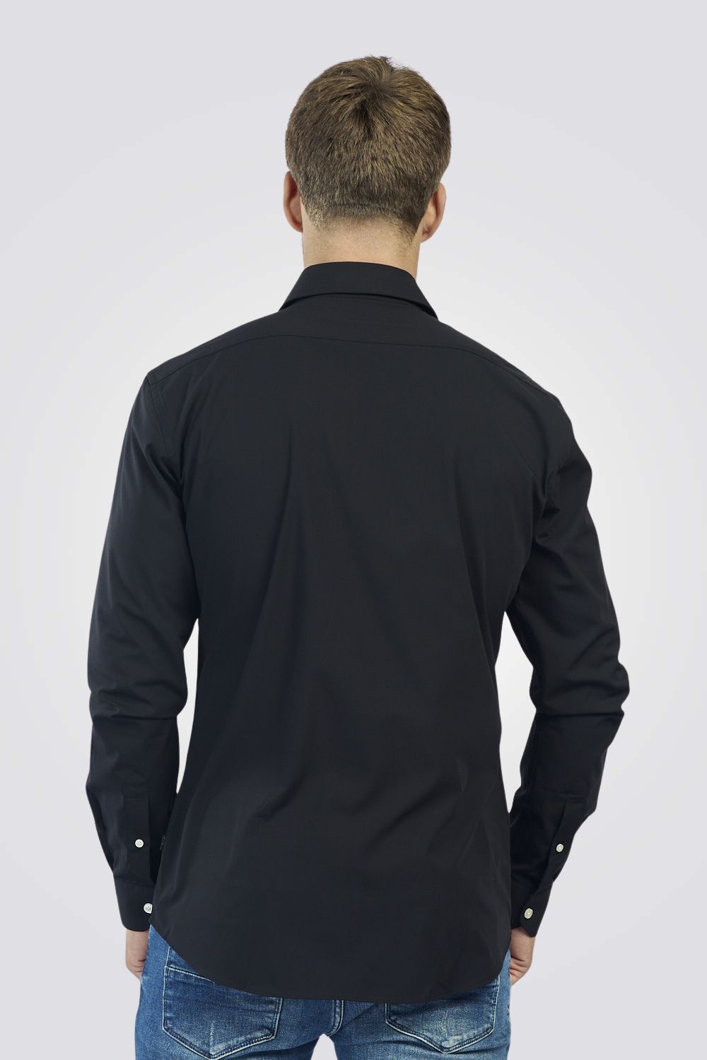 חולצה מכופתרת Slim fit לגברים | GREG NORMAN