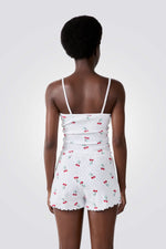 מכנסי פיג'מה קצרים בהדפס דובדבנים | איתם