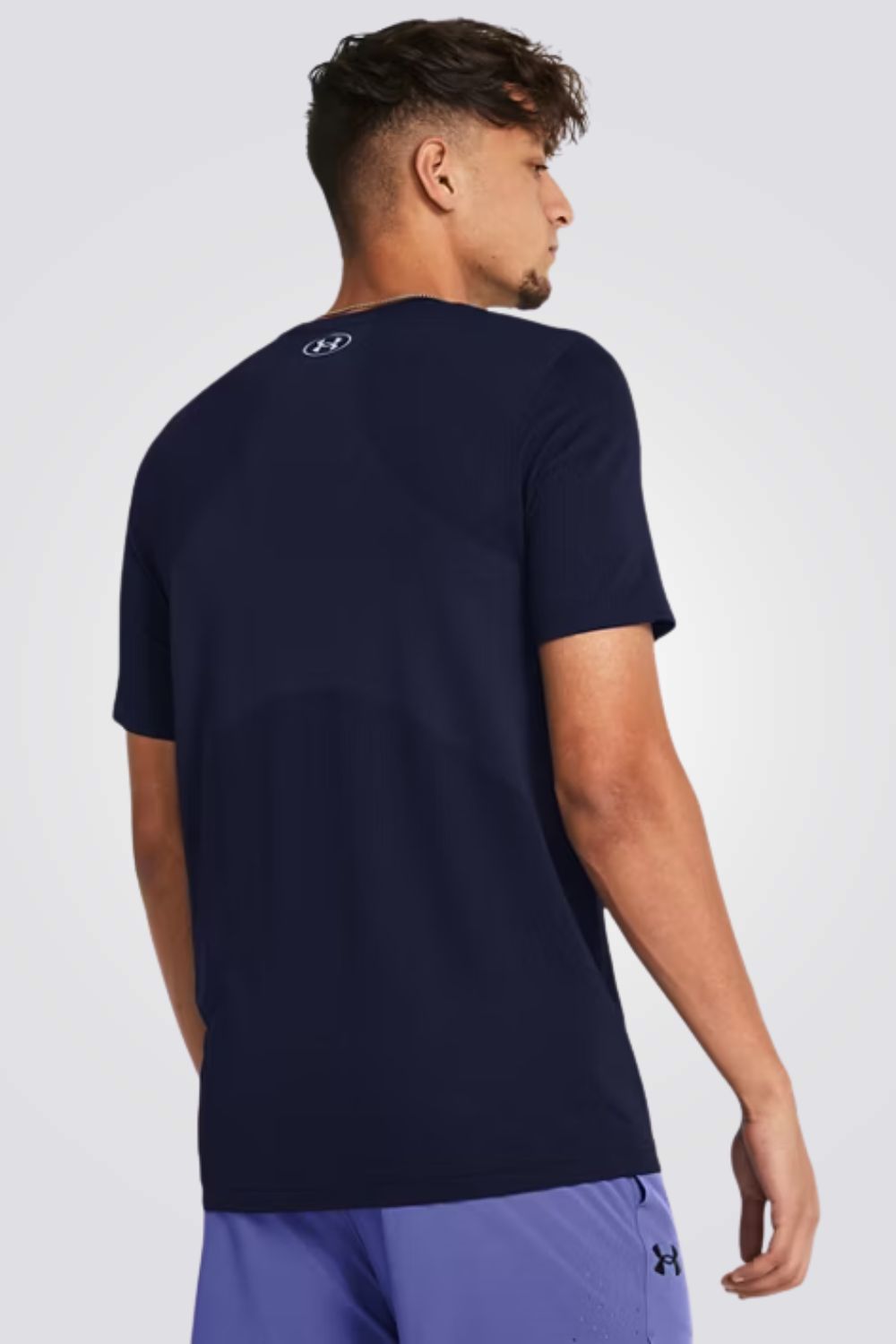 טישירט קצרה לגברים בצבע נייבי