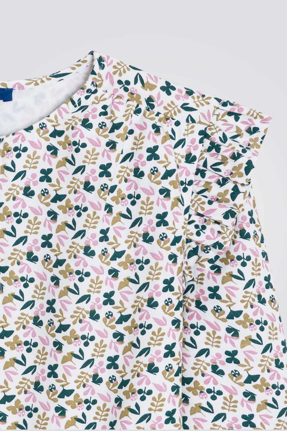 שמלה לילדות עם הדפס פרחוני | אוקאיידי