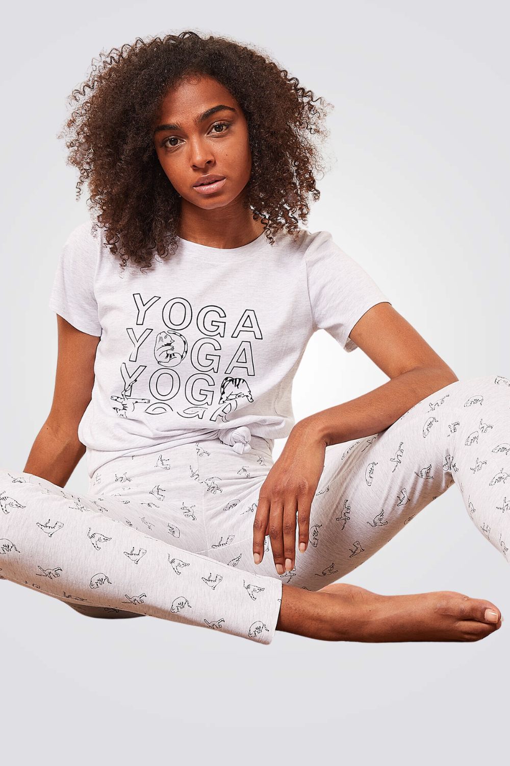 מכנסי פיג'מה ארוכים YAO לנשים