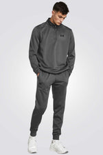 מכנסי טרנינג לגברים בצבע אפור