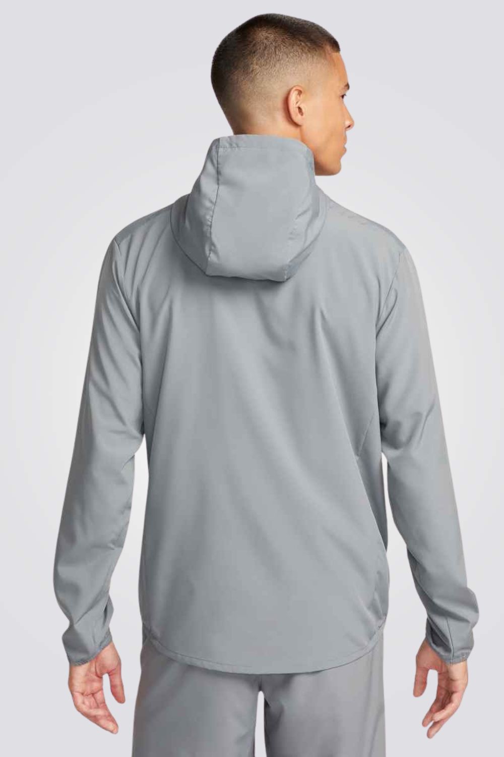 מעיל רב תכליתי עם קפוצ'ון בצבע אפור לגברים | נייקי