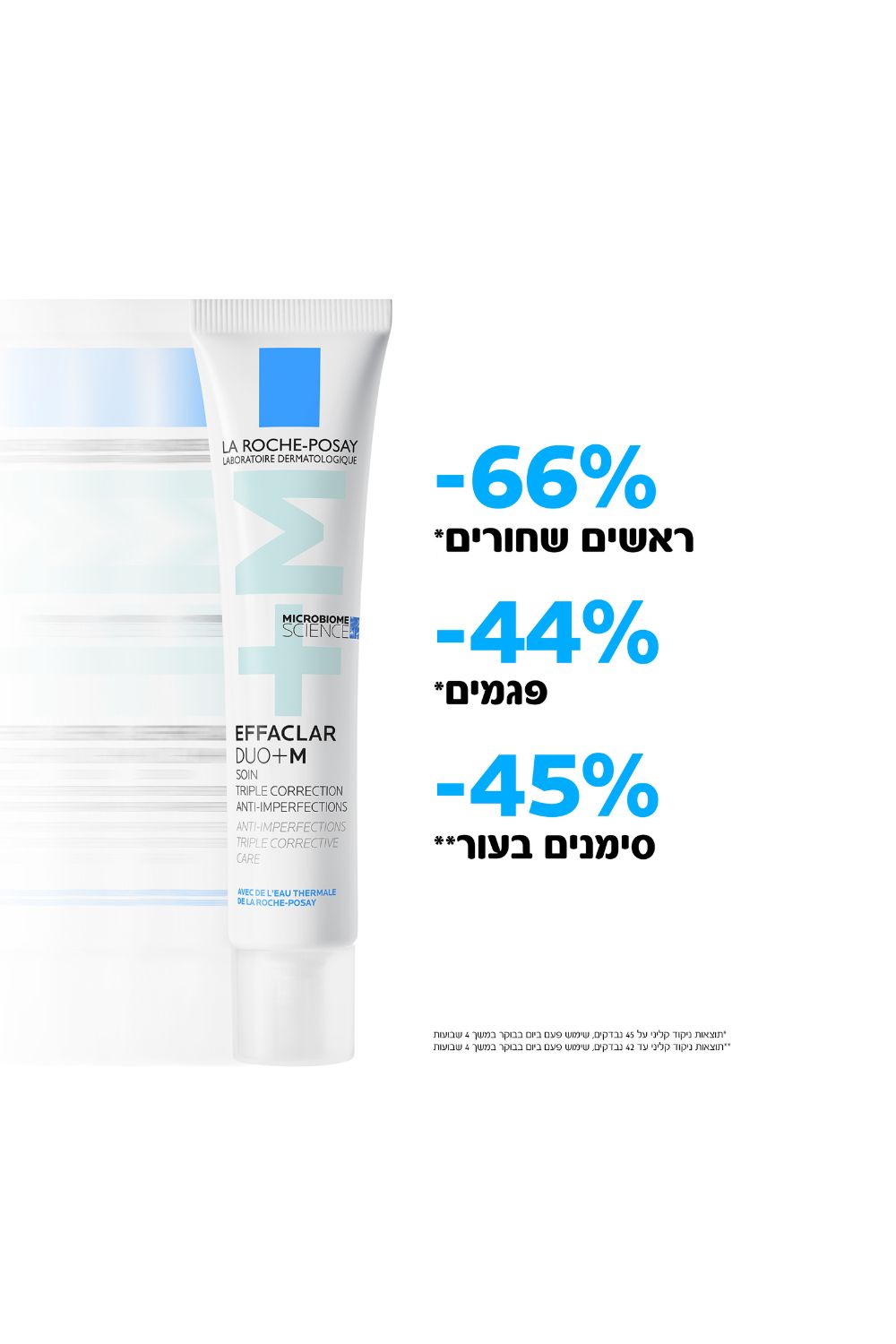 קרם לחות 40 מ"ל EFFACLAR DUO+ M | לה רוש פוזה