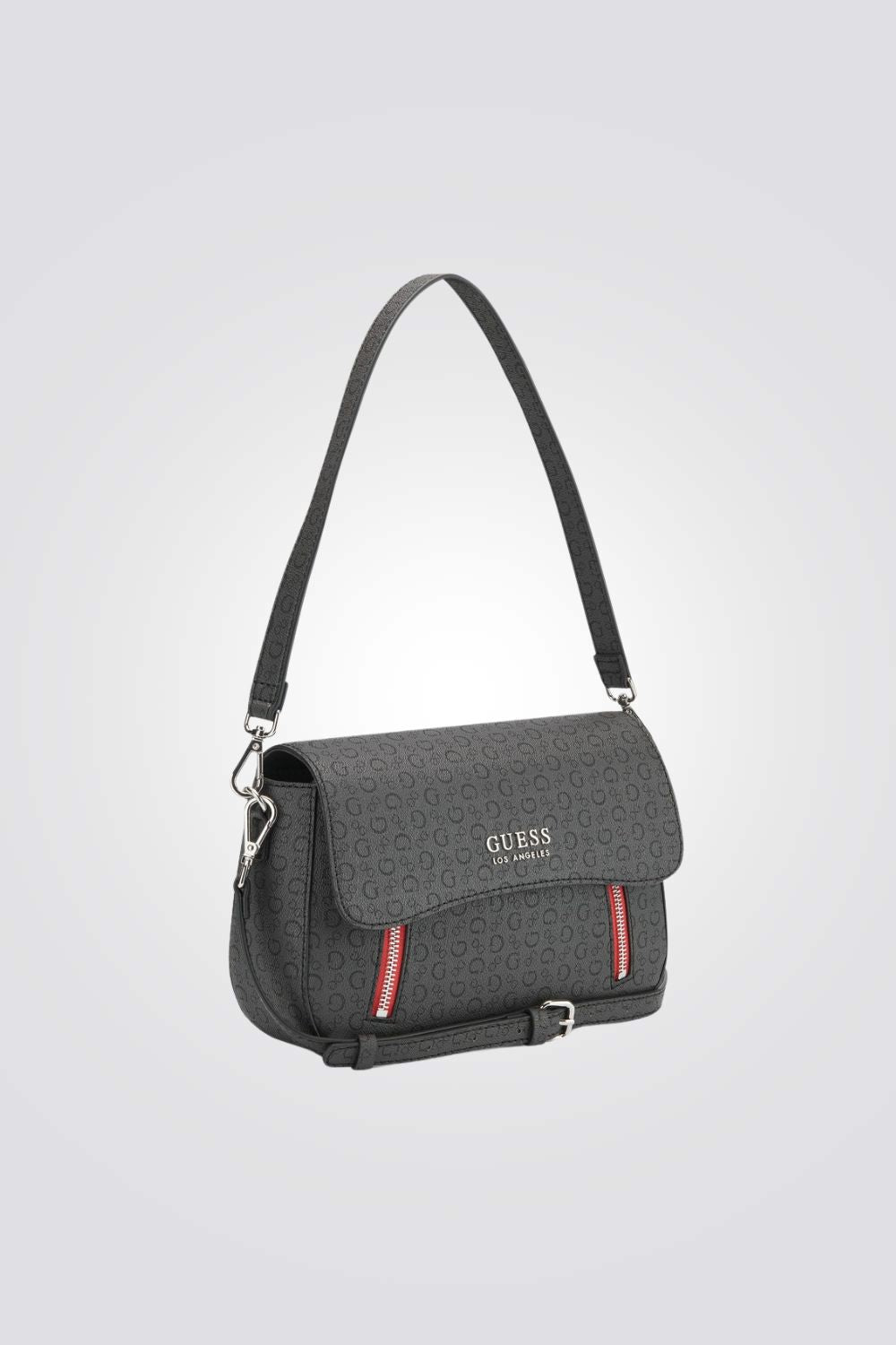 תיק צד לנשים בצבע אפור כהה 