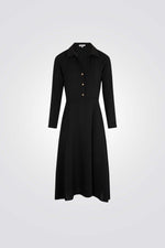 שמלת מידי בצבע שחור